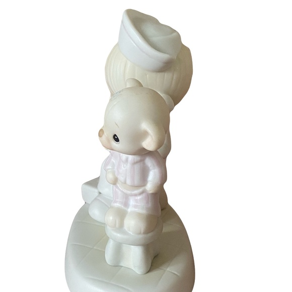Vintage Precious Moments Nurse & Teddy Bear Figurine - Love Beareth All Things